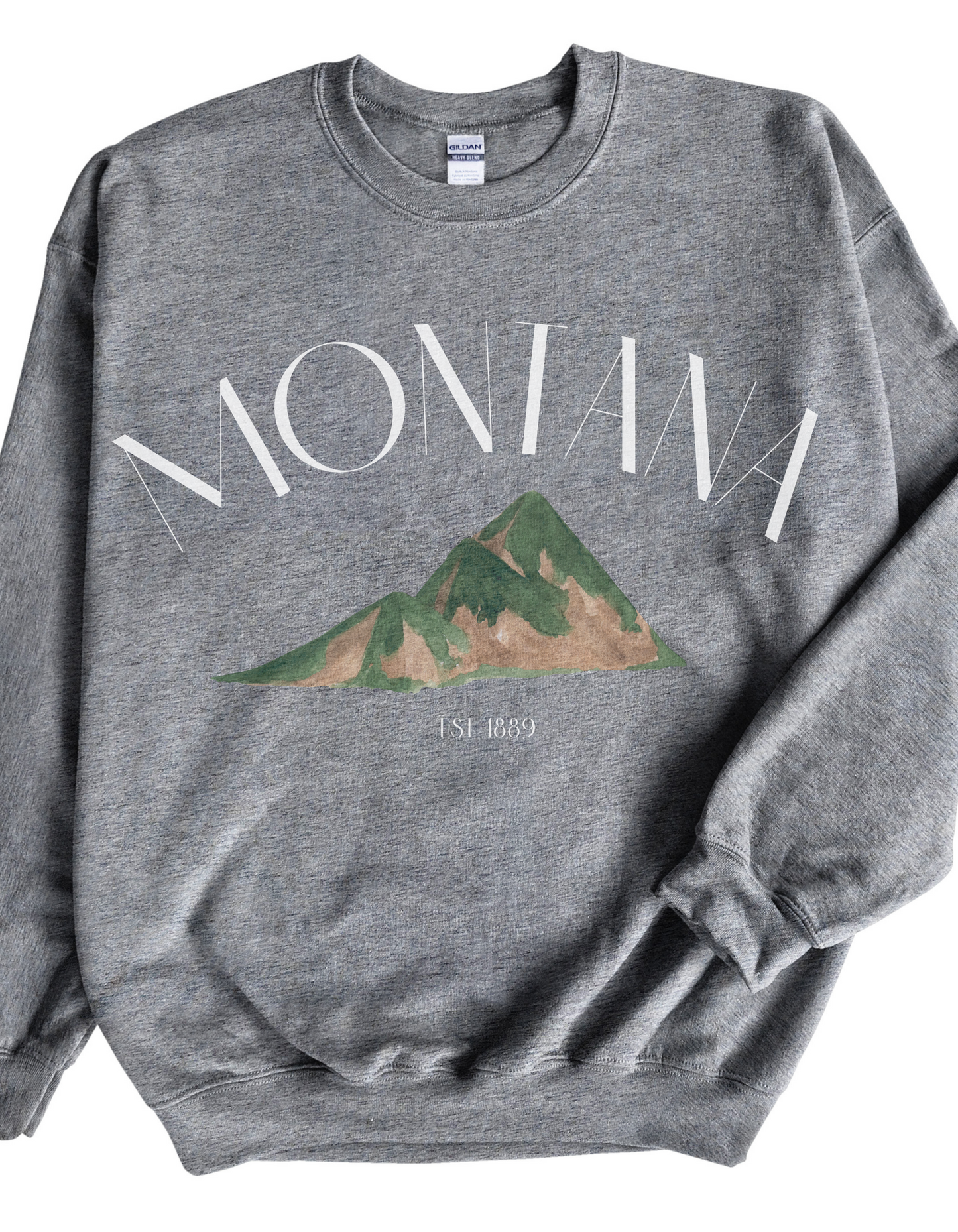 Montana Crewneck Sweatshirt in White