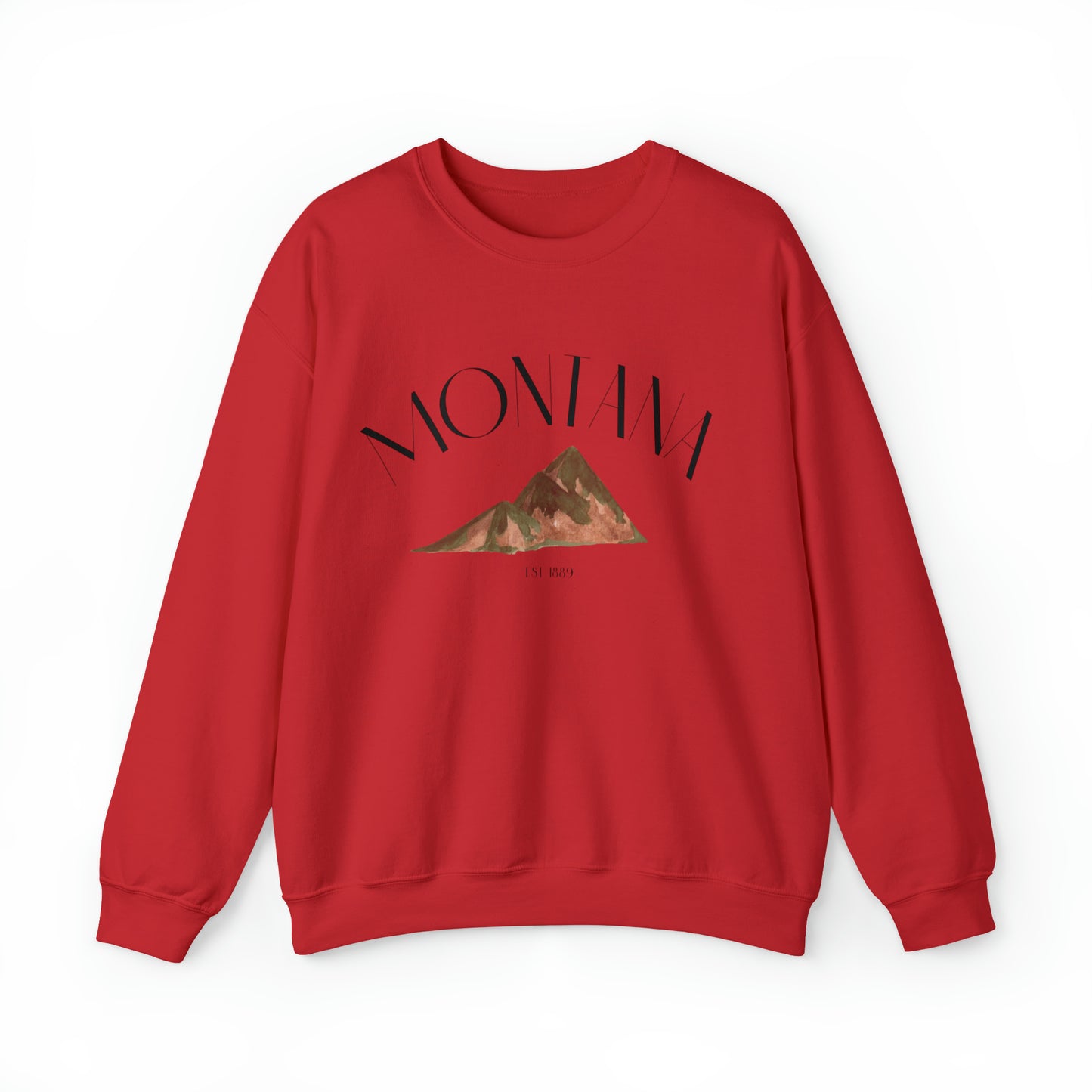 Montana Crewneck Sweatshirt in Black