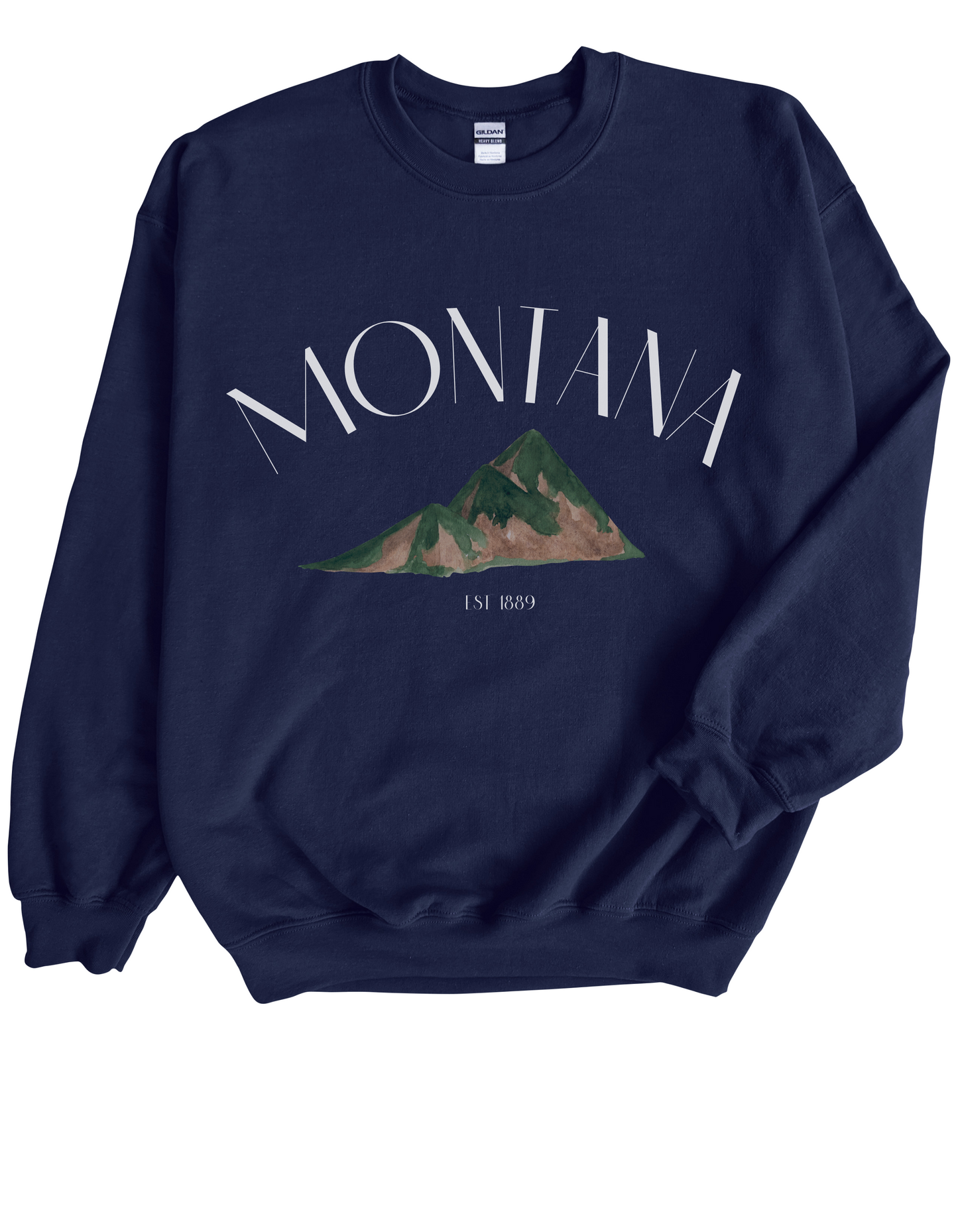 Montana Crewneck Sweatshirt in White