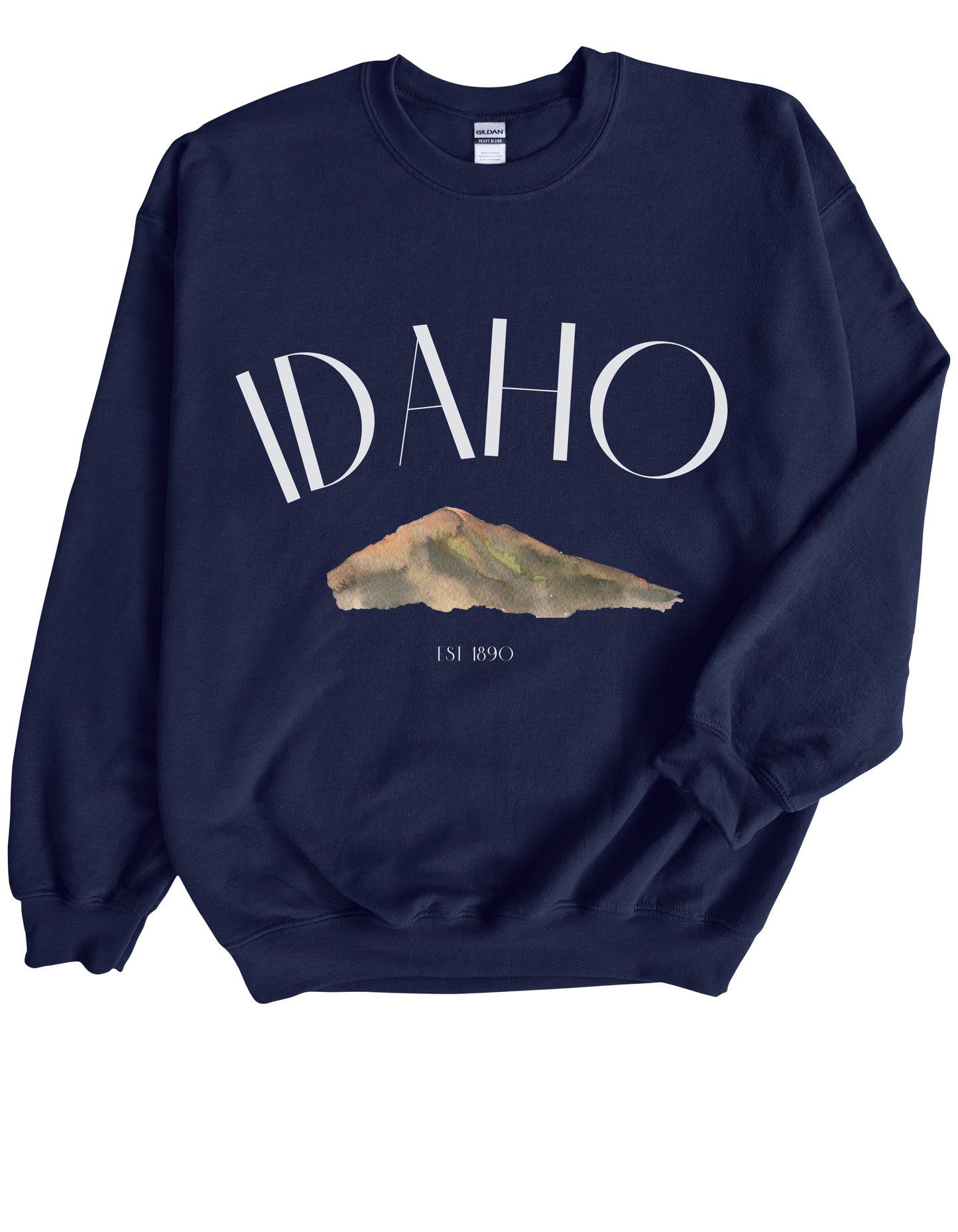 Idaho Crewneck Sweatshirt in White