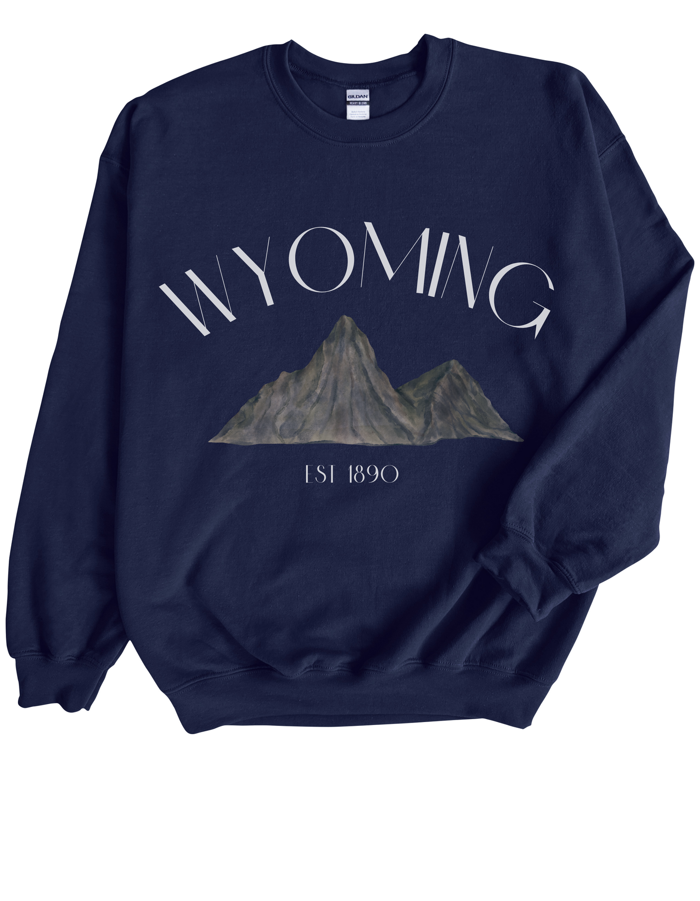 Wyoming Crewneck Sweatshirt in White