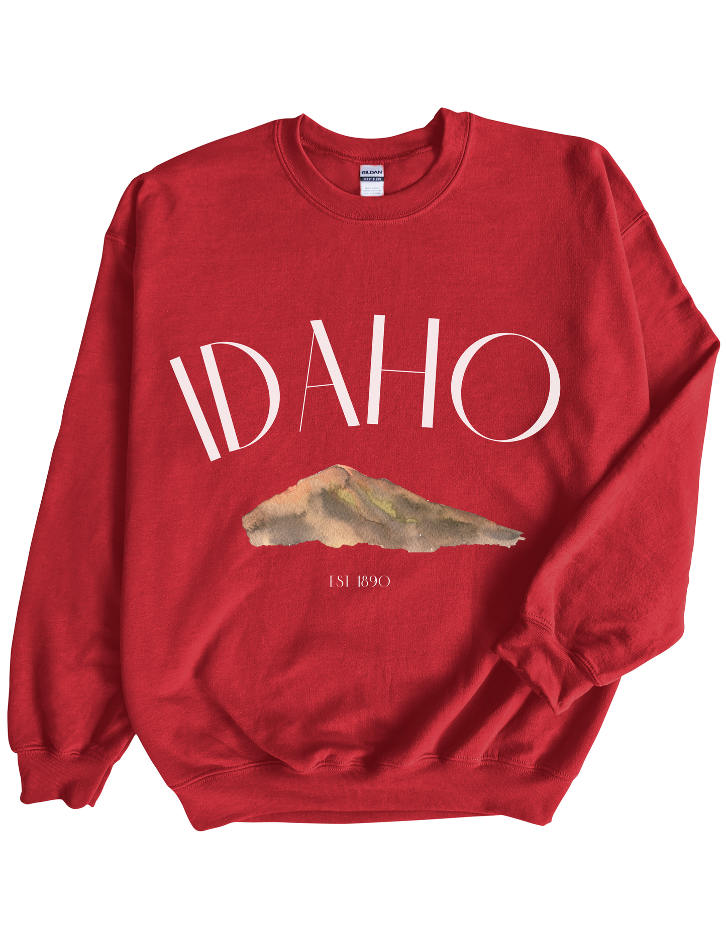 Idaho Crewneck Sweatshirt in White