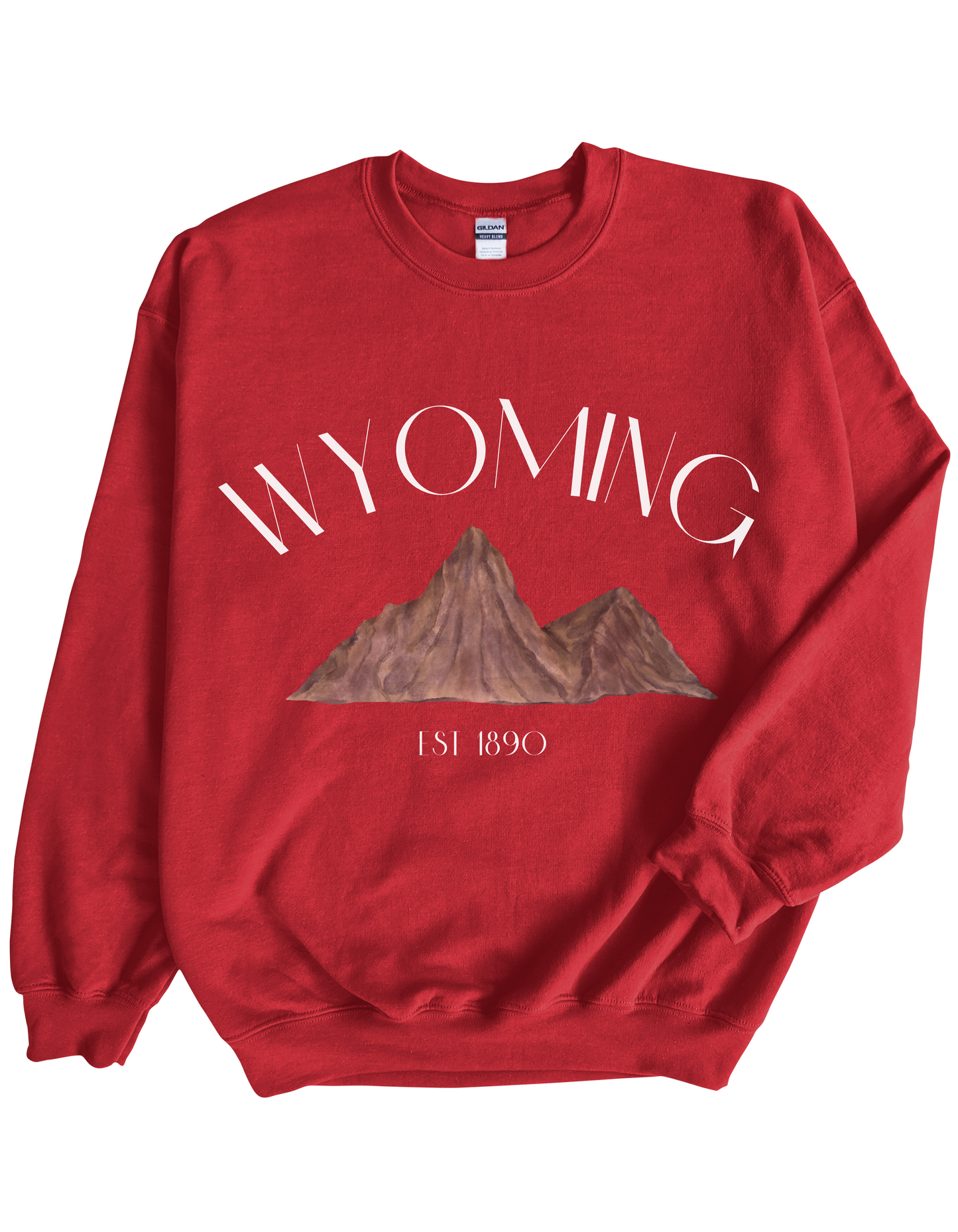 Wyoming Crewneck Sweatshirt in White