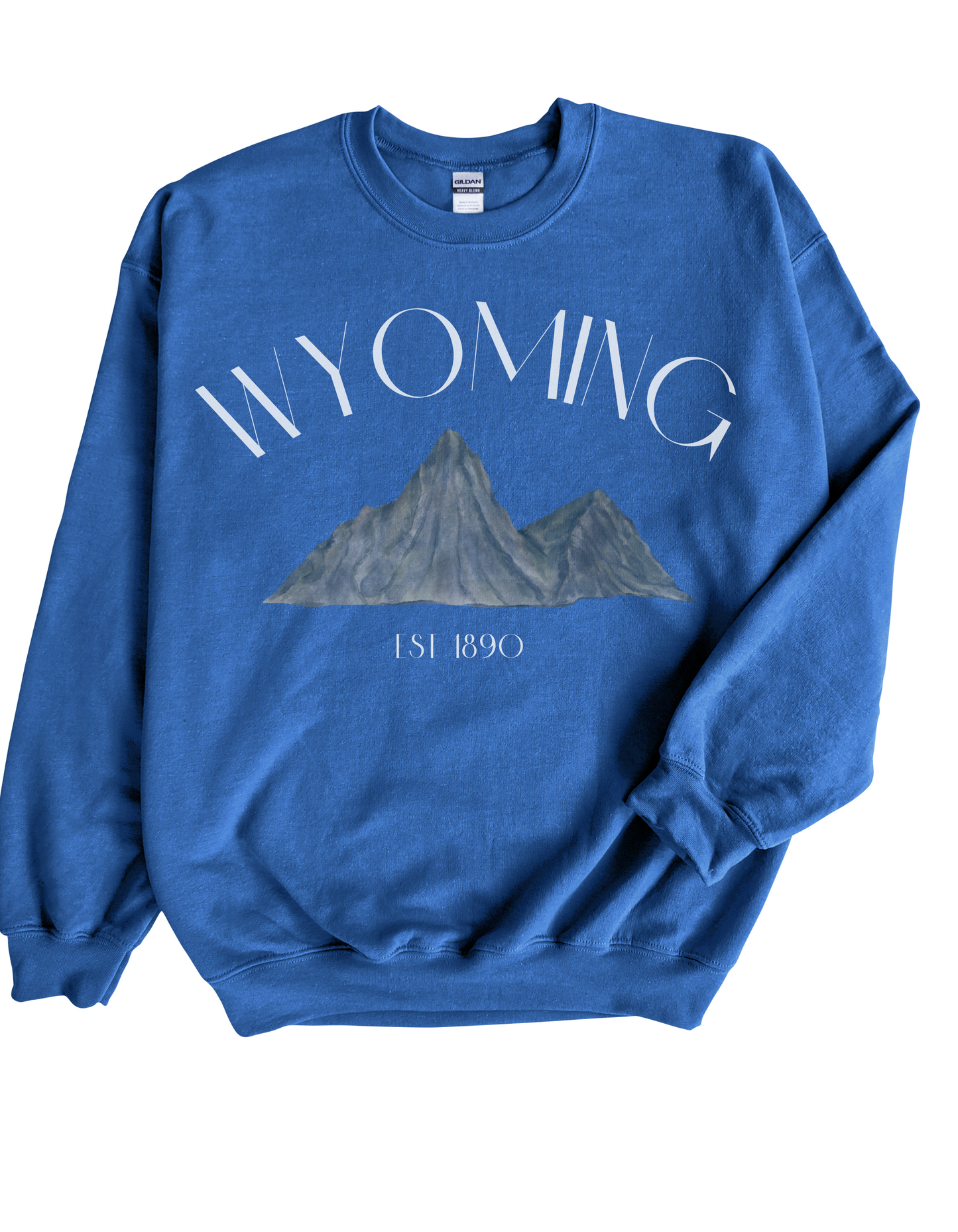 Wyoming Crewneck Sweatshirt in White