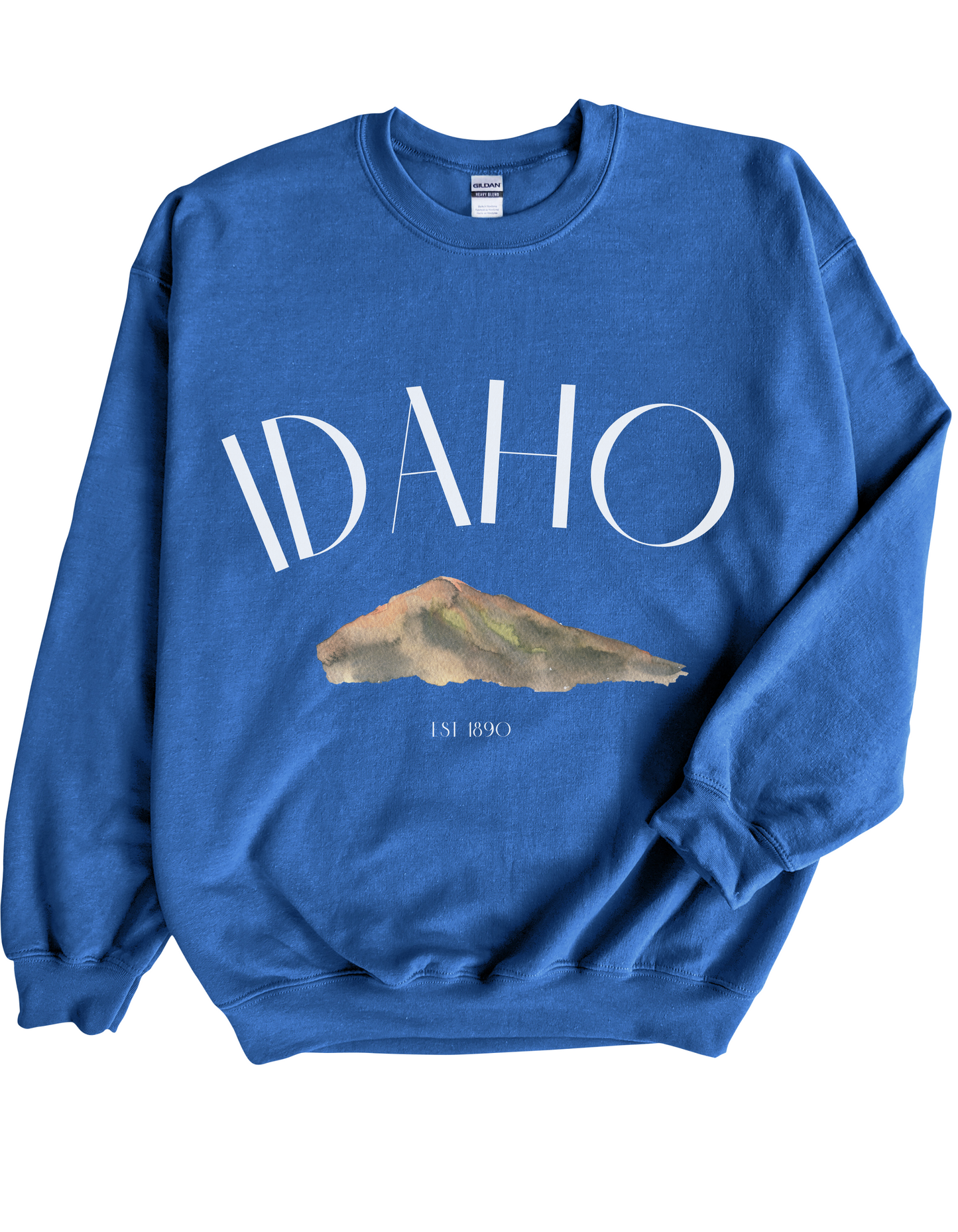 Idaho Crewneck Sweatshirt in White