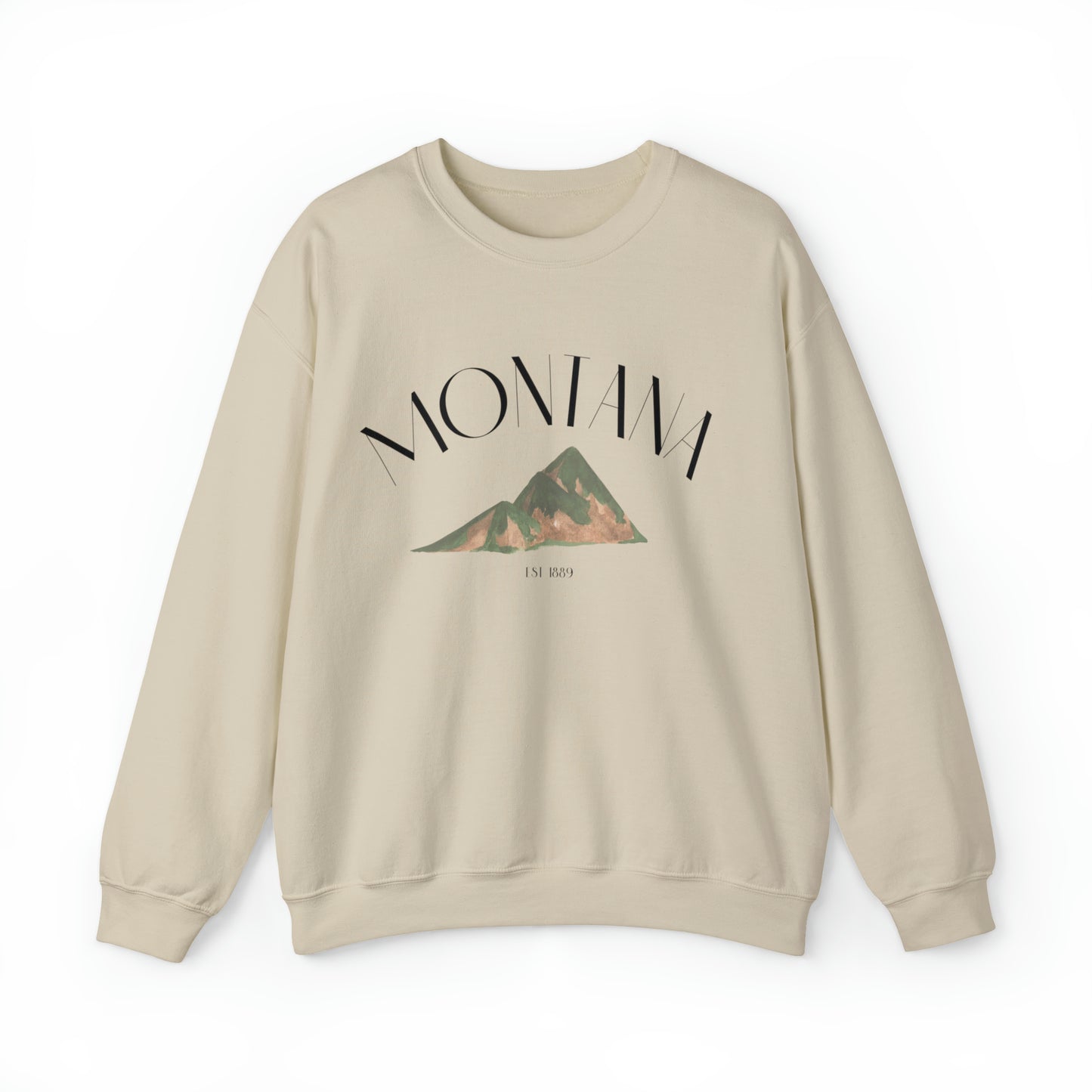 Montana Crewneck Sweatshirt in Black