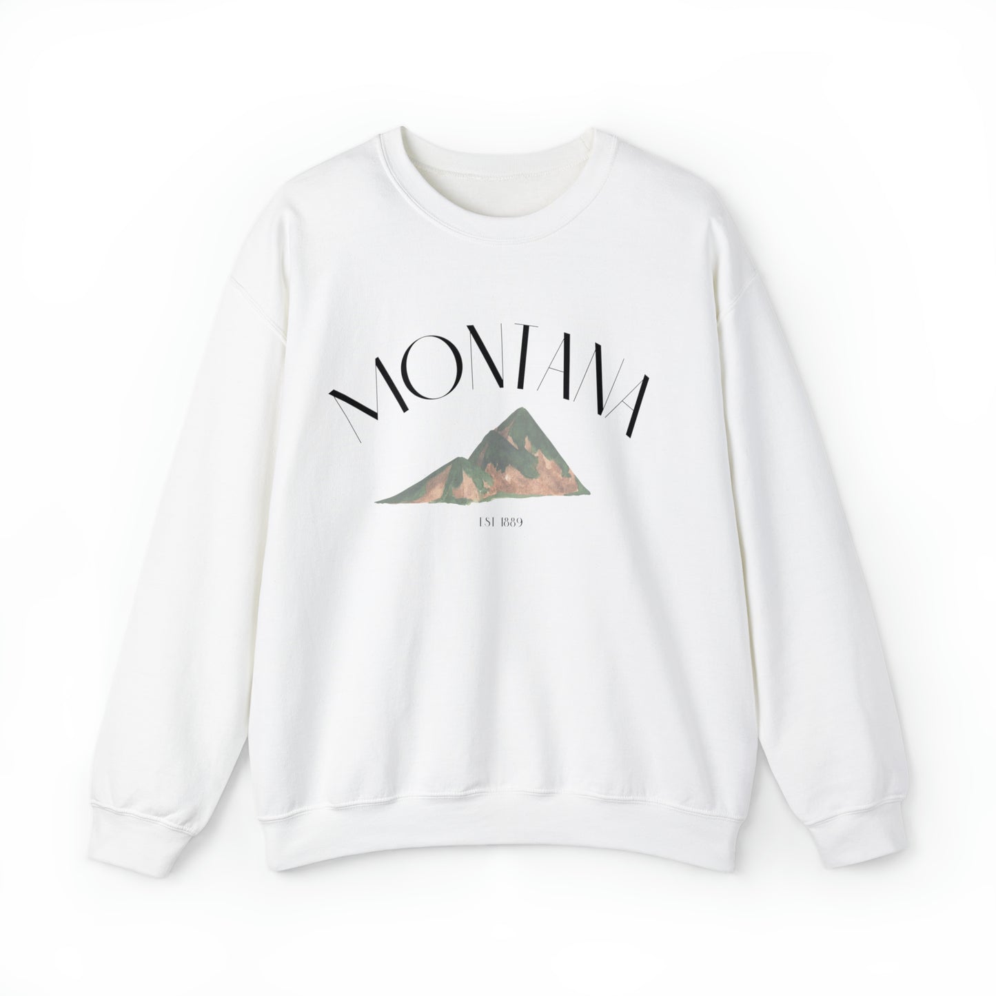 Montana Crewneck Sweatshirt in Black