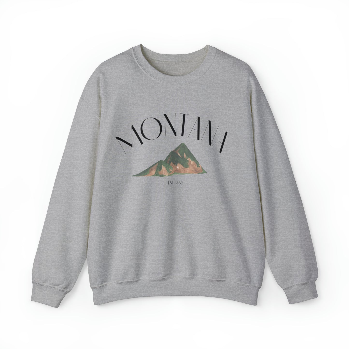 Montana Crewneck Sweatshirt in Black