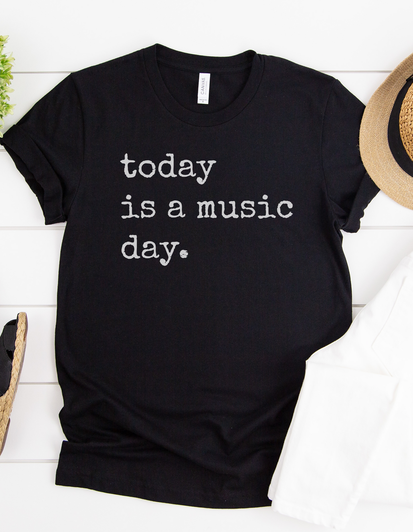 Today is a music day in White Font