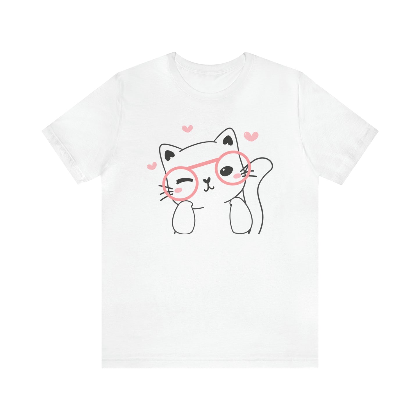 White Cat Short Sleeve Tee