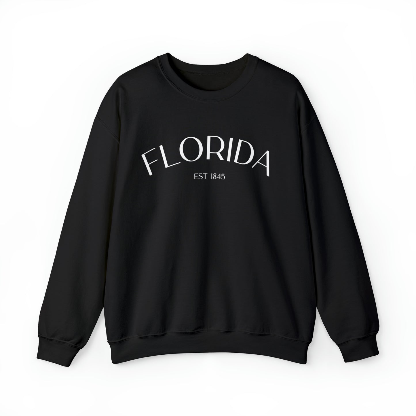 Florida Crewneck Sweatshirt in White Font