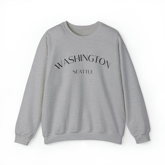 Seattle Washington Crewneck Sweatshirt