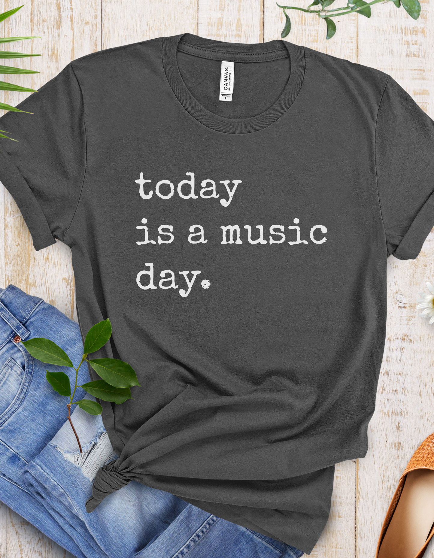 Today is a music day in White Font