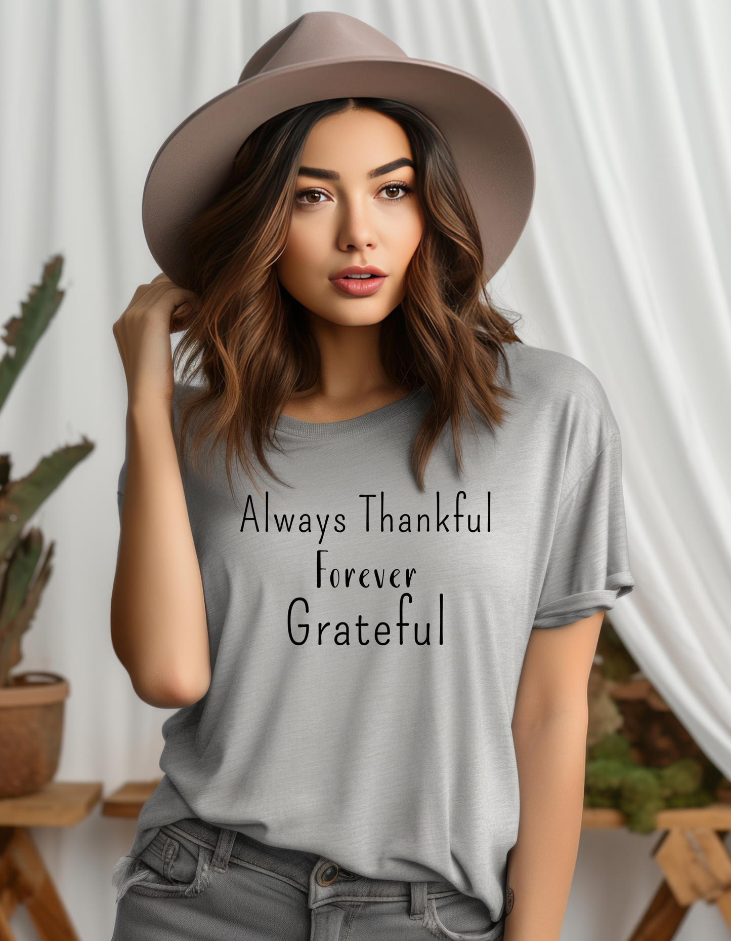 Always Thankful Forever Grateful T-Shirt