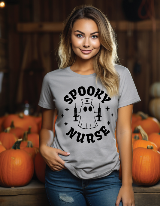 Spooky Nurse Graphic T-Shirt