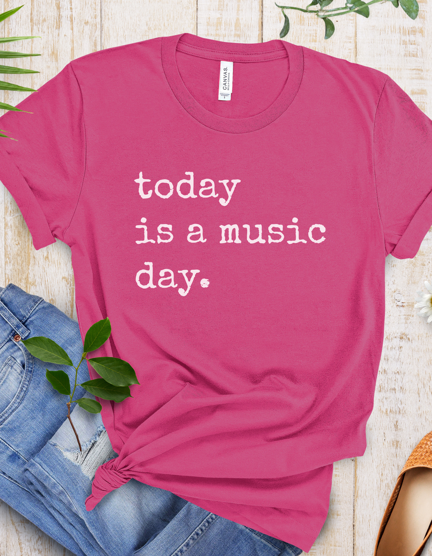 Today is a music day in White Font