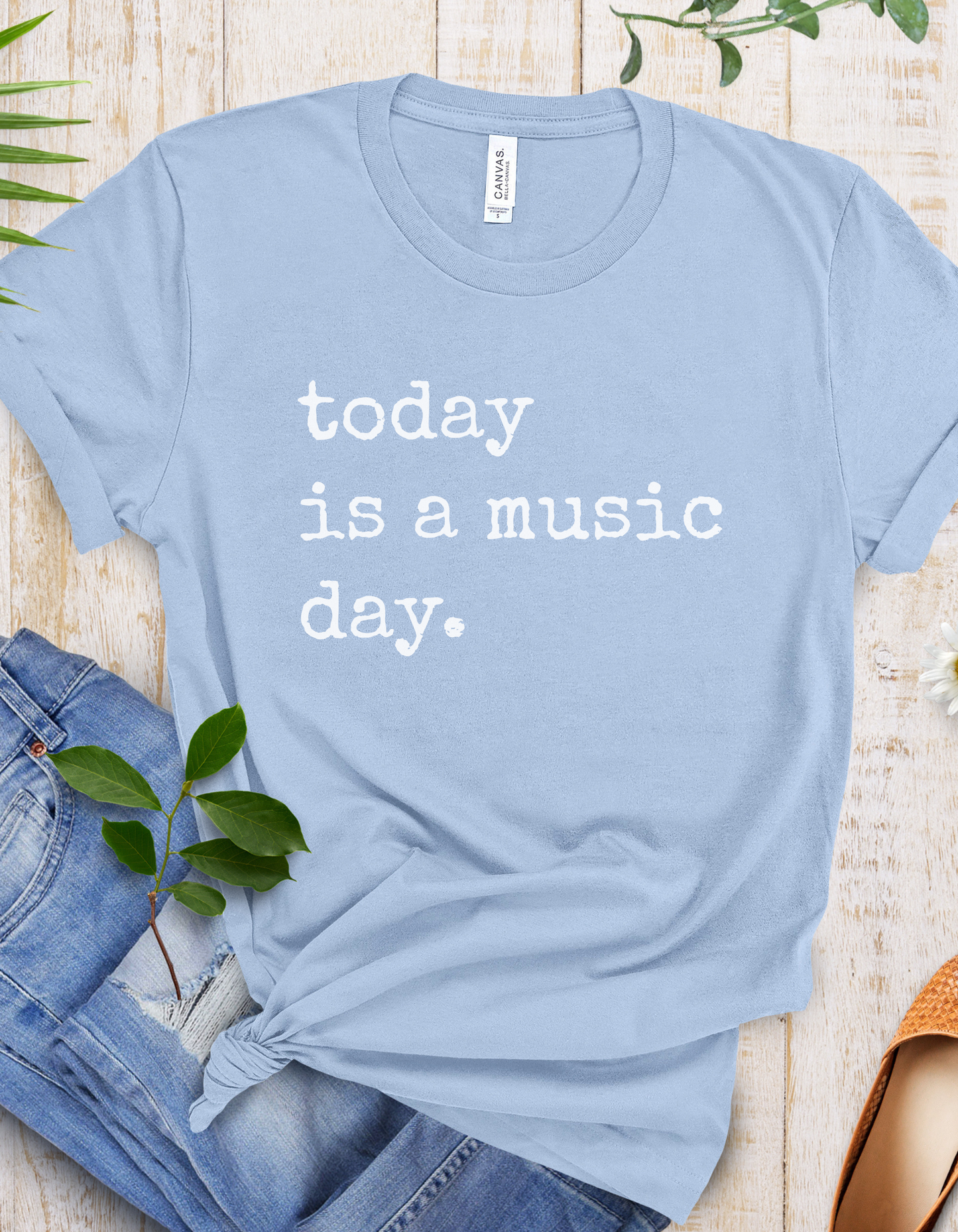 Today is a music day in White Font