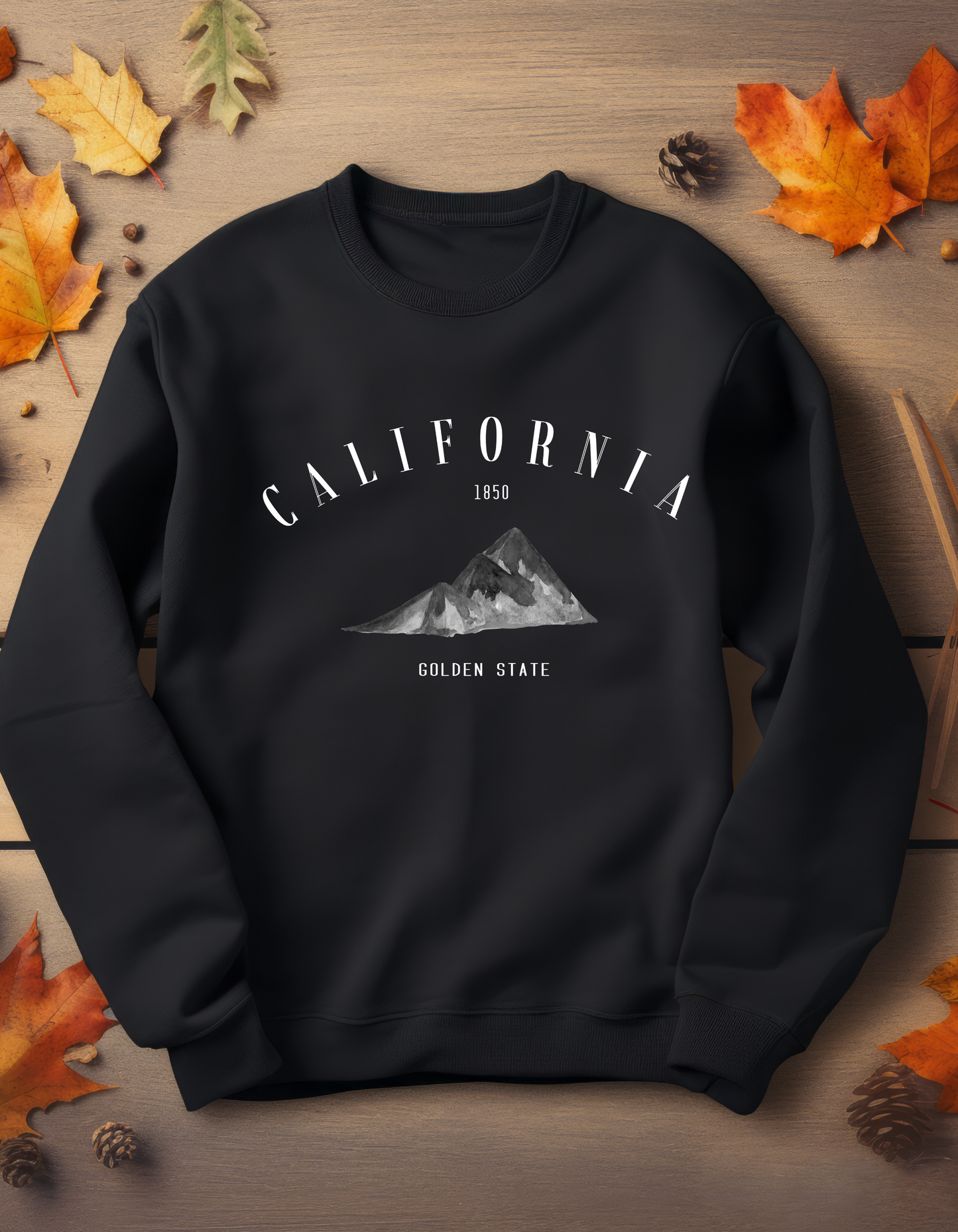 State of California in White Sweatshirt