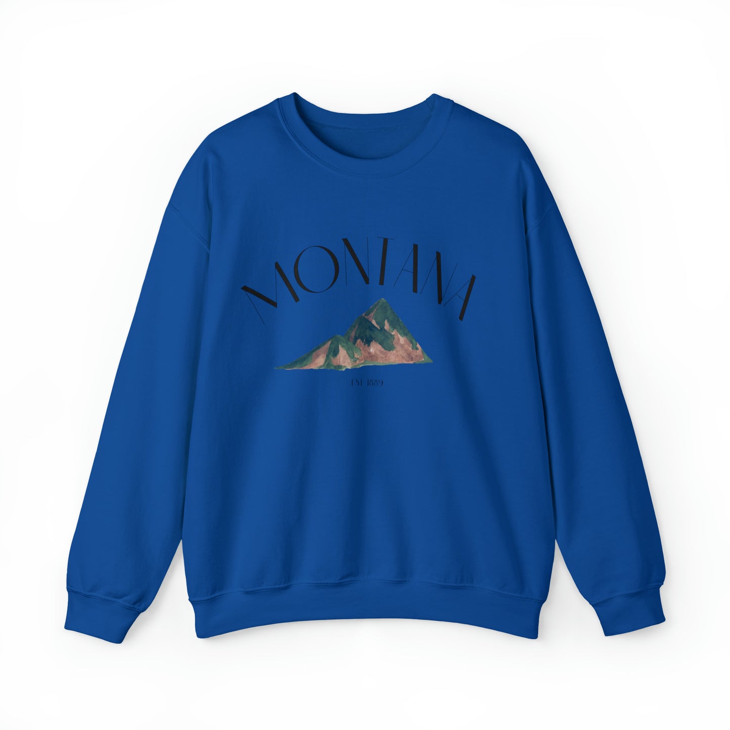 Montana Crewneck Sweatshirt in Black