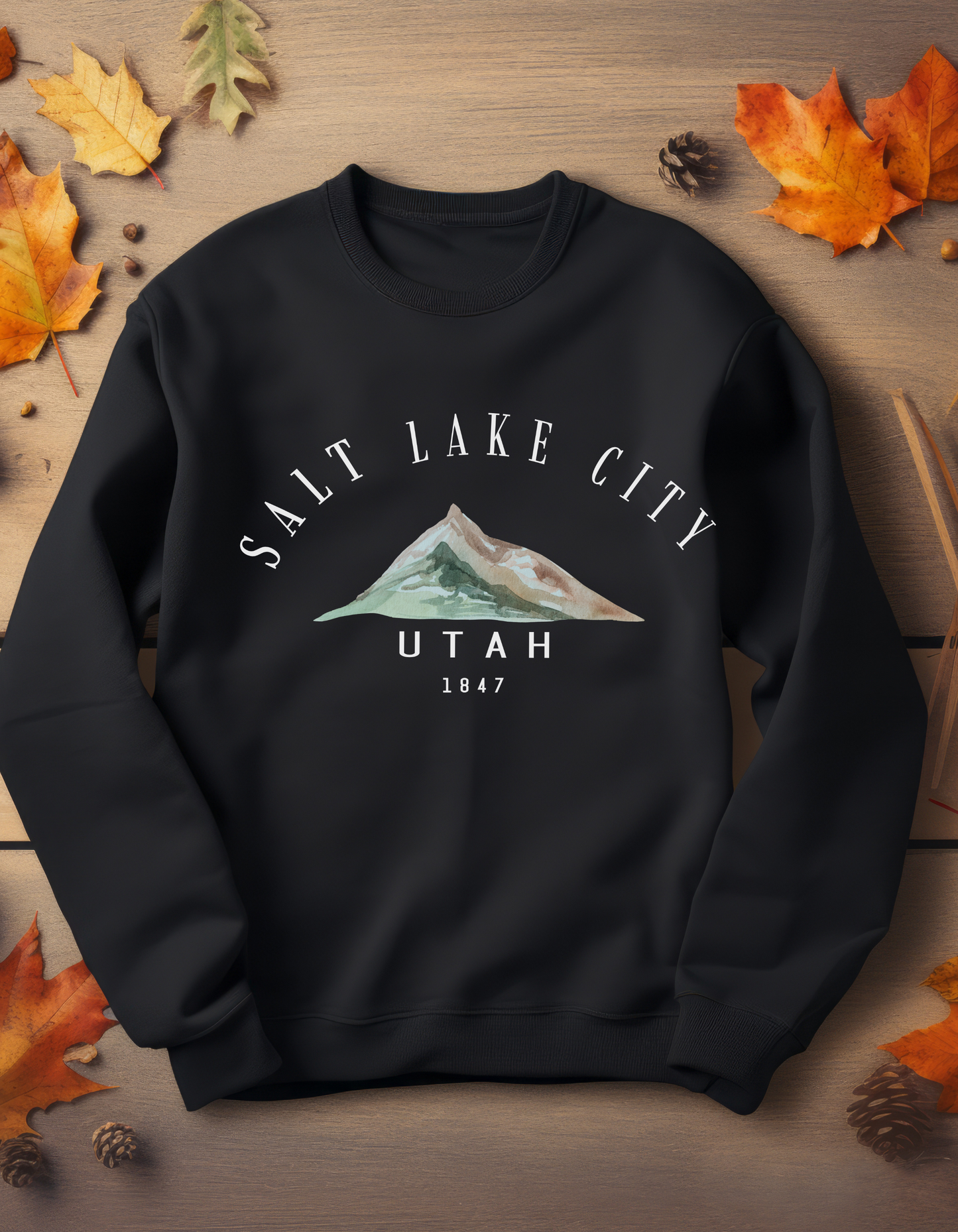 Salt Lake City Utah Crewneck Sweatshirt