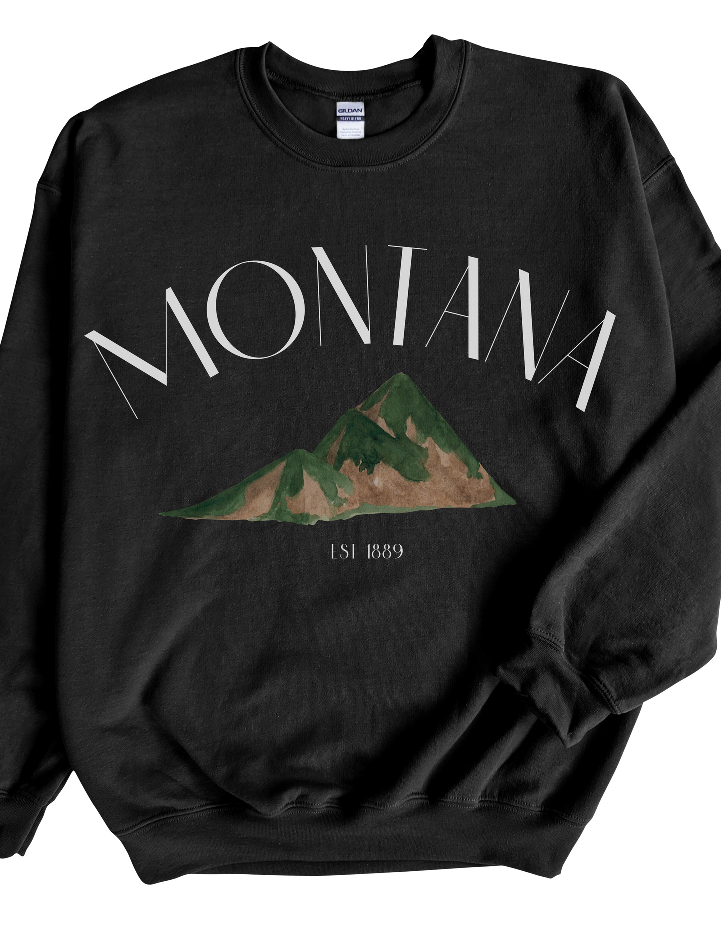 Montana Crewneck Sweatshirt in White