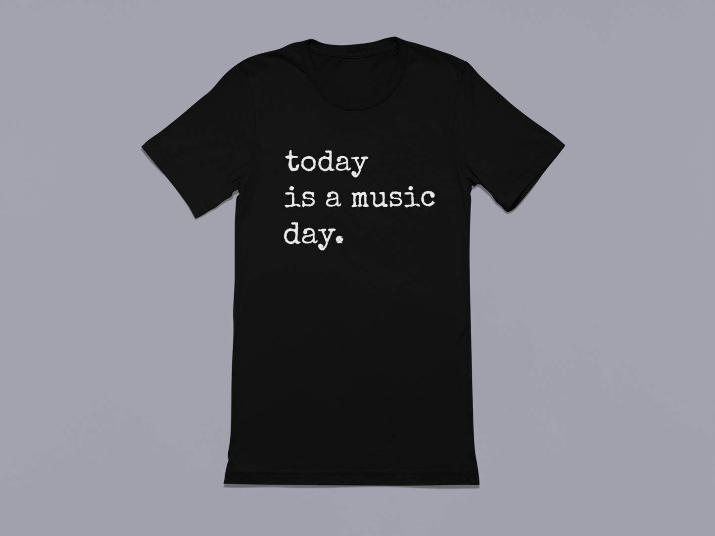 Today is a music day in White Font